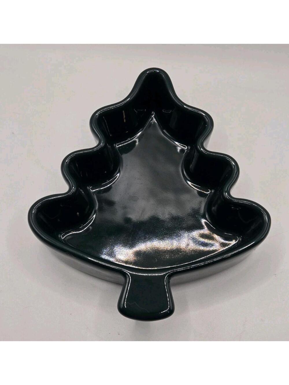 Christmas Stonewall Kitchen Est 1991 Pretty Little Pottery Tree Shape Ramekin